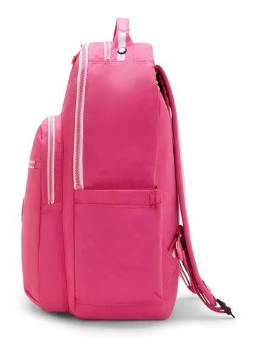  Kipling Mochila para portátil Seoul extra grande de 17  pulgadas, duradera, espaciosa con correas acolchadas para el hombro, bolsa,  Rosado Sweet Pink, Mochila para portátil Seúl extra grande de 17 pulgadas