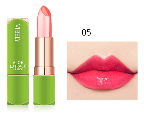 Lápiz Labial En Forma De Gelatina Hidratante, Cálido Y Que C