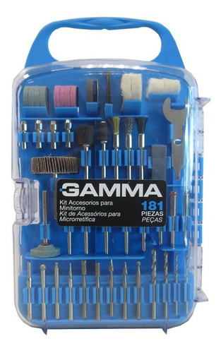 Kit Accesorio Gamma Mini Torno Juego 181 Pieza Maletin Cuota