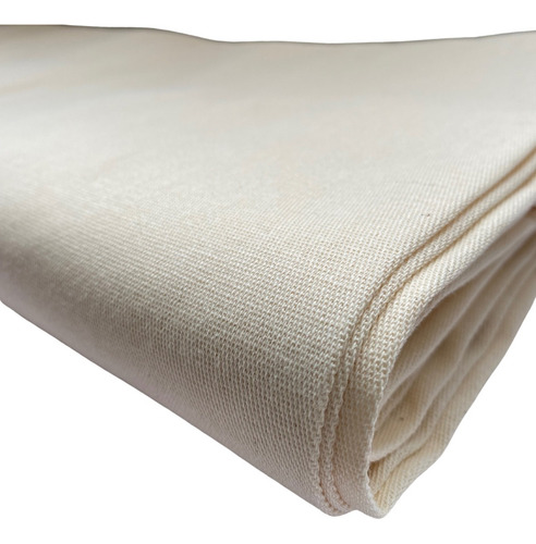 Godão cru para ecobag sacola ecológica 3m² Fiteca rolo cor creme desenho do tecido liso
