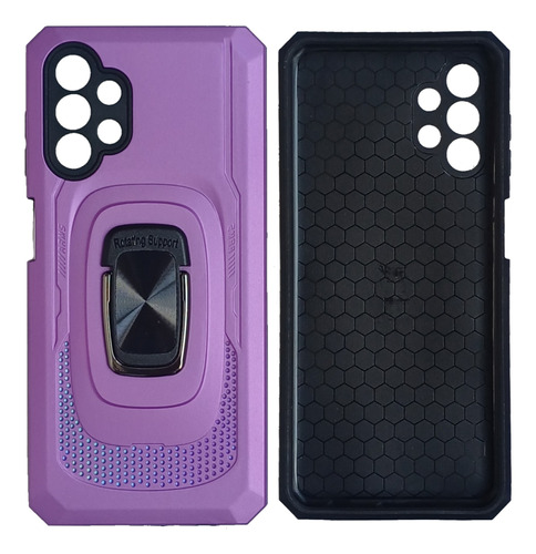 Funda Estuche Anti Choque Armadura Con Anillo Para Celular 