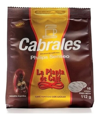 Imagen 1 de 7 de Cafe Cabrales La Planta Hd1286 Philips Senseo Capsula