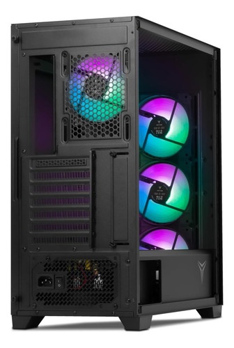 Funda para ordenador de videojuegos Yeyian Phoenix, malla, Atx Mid Tower