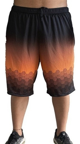Kit 04 Shorts Poliester Masculino Plus Size Tamanho Especial