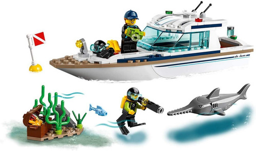Lego City Great Vehicles 60221 Barco Yate De Buceo