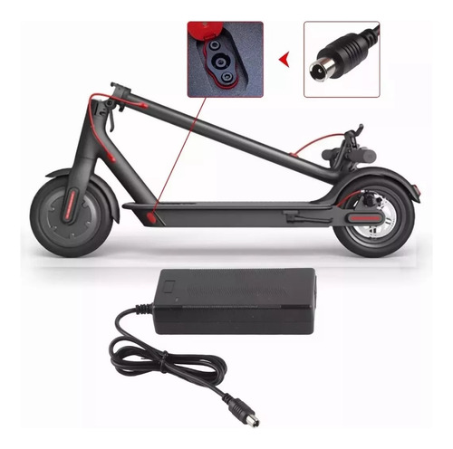 Cargador Patin Eléctrico Scooter Adaptador 42v Para Xiaomi