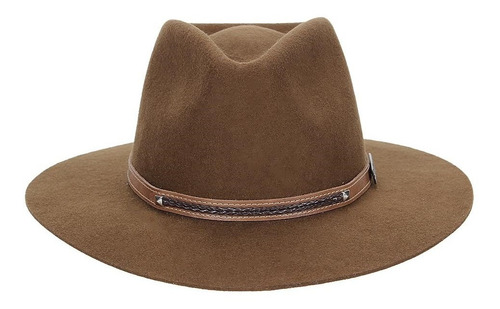Imagem 2 de 4 de Chapéu De Feltro Social Marrom Texas Diamond 23033