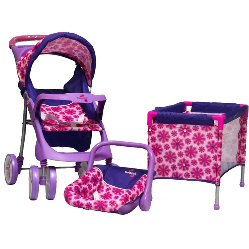 Coche De Muñecas Con Baby Silla Y Cuna Bebesit