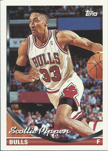 Barajita Scottie Pippen Topps 1993 #92 Bulls