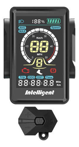 Indicador De Pantalla Lcd De Bicicleta Eléctrica 24v-60v 810