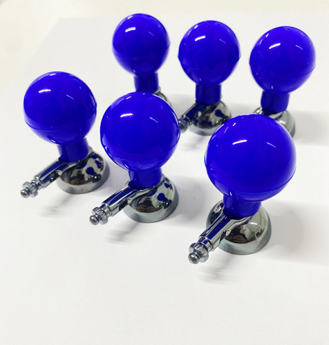 Pera De Silicone Azul Com Eletrodo Ecg (06 Unidades)