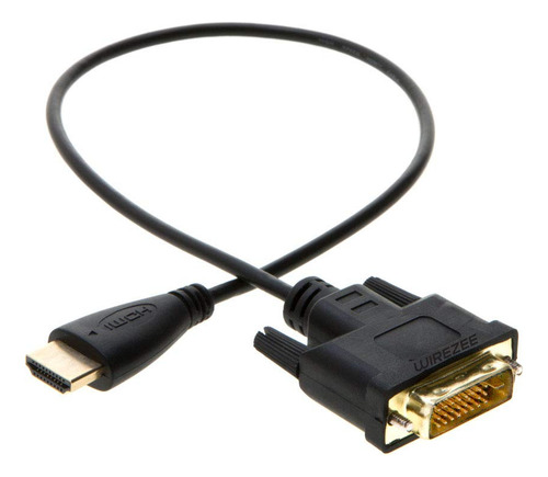Cable De Video Dvi-d A Hdmi De 24+1 Pin De Doble Enlace M/m