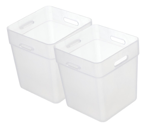 Contenedores Organizadores Para Refrigerador, Cajas Blanco