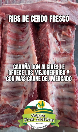 Ribs De Cerdo Fresco X Kg