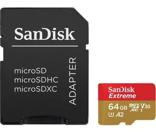 Memoria 64gb Micro Sd Extreme Sandisk