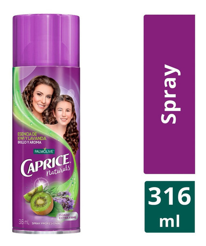 Spray Para Peinar Caprice Naturals Kiwi Y Lavanda 316ml