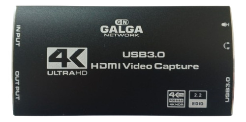 Capturadora Hdmi Salida Usb 3.0 4k  Captura 4k Reales  Vmix 