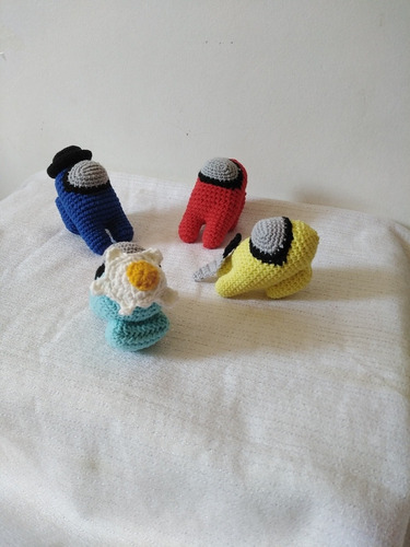 Amigurumi Todo El Pack 4 + 3 Accesorios 