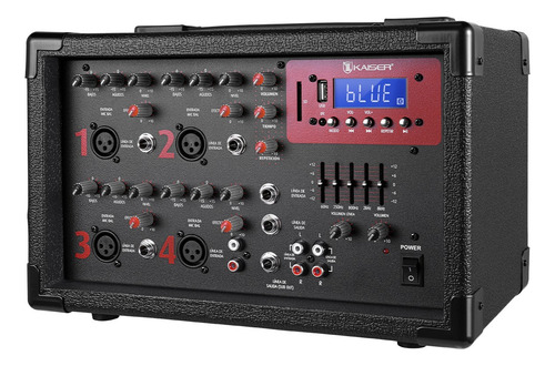 Kaiser Mix-2304dusb Consola De Sonido 200 W Rms 4 Canales