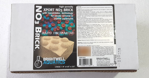 Tijolo Xport-NO3 Reduza o bloco biológico de nitrato Brightwell Aquatics