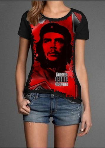 Blusa Fem. 5%off Che Guevara Comunismo Top Linda Premium