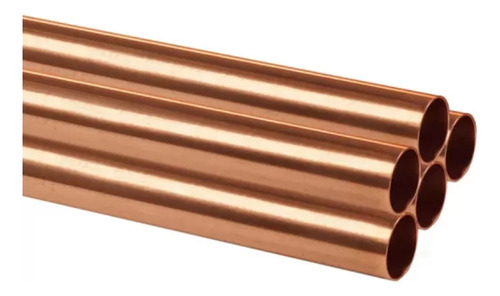 Kit 8 Tubos De Cobre Classe E 22mm (3/4) Com 2 Metros