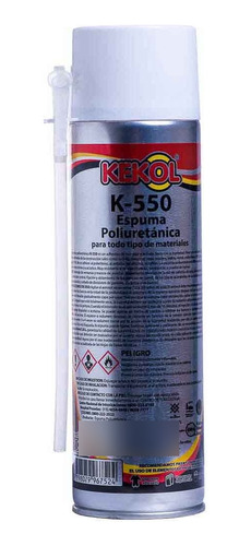 Adhesivo Espuma Poliuretano Expandido Aerosol 500ml Kekol