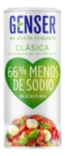 Sal Fina Genser Clásica 66% Menos Sodio De 90g, Pack 6u
