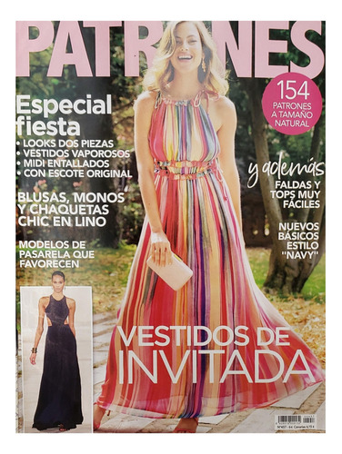 Revista Patrones De Moldes - Edición España Físico N 457 Vestidos De Invitada