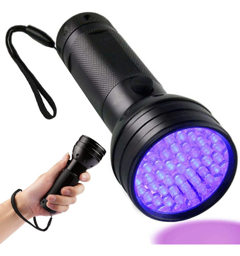 51 Led Linterna Ultravioleta Uv Detectora Sustancias Lampar