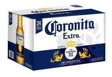 compra en nuestra tienda online: Cerveza Corona botella 210ml (24 pack)
