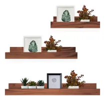 Comprar Kit 3 Repisas Estantes Biblioteca Especiero Madera Flotante