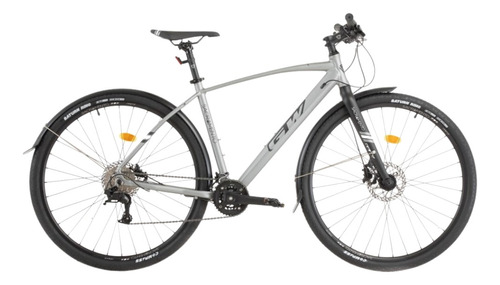 Bicicleta Gw Sacramento Rin 700 Hidráulica 9 Vel. Color Gris Tamaño Del Marco 49 Cm