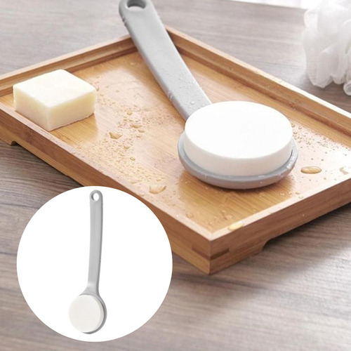 Cepillo De De Baño Con Aplicador De Loción Y Mango De