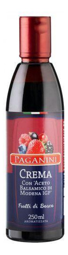 Creme De Aceto Frutas Bosque Paganini 250ml