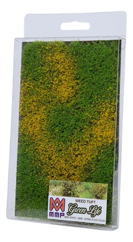 Weed Tuft Spring Floor Amarillo Pasto Estatico 6mm Dioramas