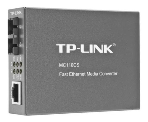 Convertidor Multimodo Fibra Mc110cs Rj45 10/100mbps Tp-link