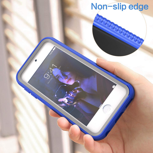Idystar iPod Touch 7th Generation Case, 2 In 1 Shockproof Ip