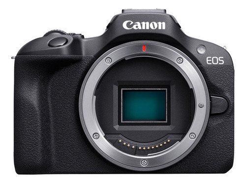 Camera Canon Eos R100 4k Mirrorless 24.1mp Aps-c Wifi Cor Preto