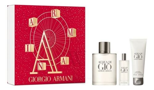 Perfume Hombre Set Giorgio Armani Acqu - mL a $1463