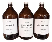 Comprar Set Botellón Ambar Limpieza Multiuso Laundry 1l Tiendamamá