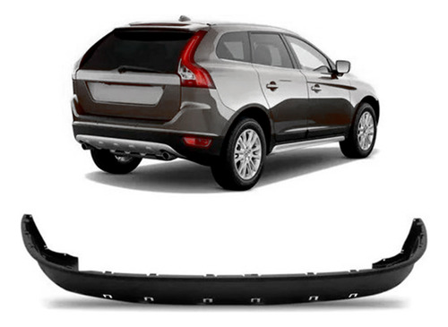 Parachoque Traseiro Volvo Xc60 2008 09 10 11 12 13 Inferior