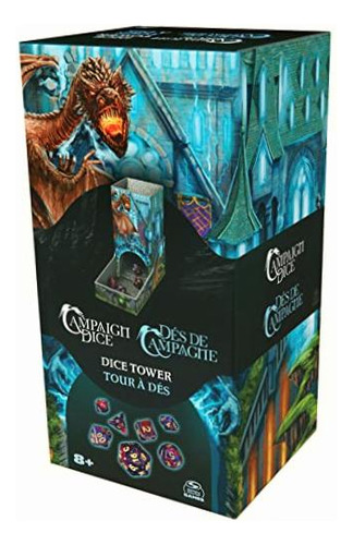 Spin Master Games Torre De Dados De Campaña, Portátil, 7