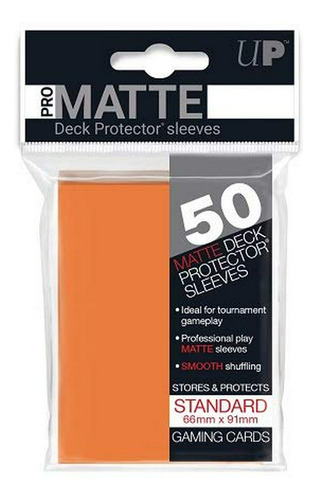 Protectores De Mazo Ultra Pro Naranja 50 Ct.