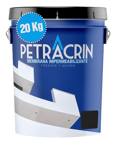 Membrana Liquida Para Techos Profesional Petracrin 20 Kg Lts