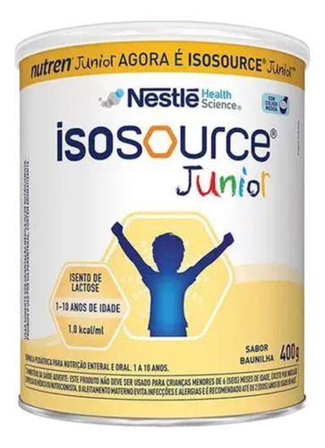 Fórmula Infantil Nutren Junior 400g Kit 02 Latas