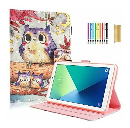 Glaxay Tab E ***** Funda, Dteck Slim Fit Cute Folio Stand Fu