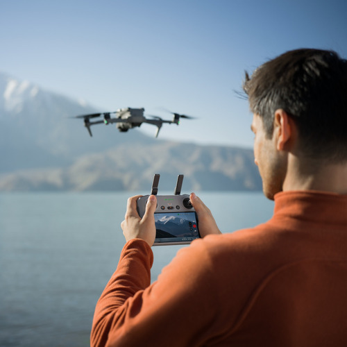 Drone Dji Air 3s Combo Rc2 cinza