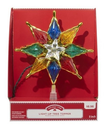 Estrella Mod 3 Punta De Arbol Multcolor
