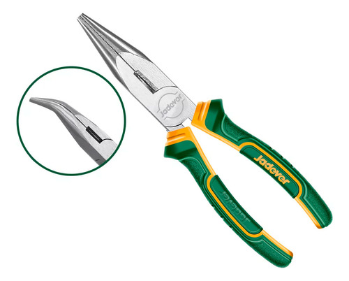 Pinza De Punta Curva 160mm Jadever Profesional